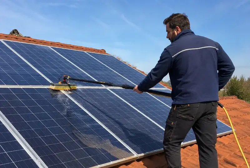 Nettoyage et entretien de panneaux solaires à Bérenx